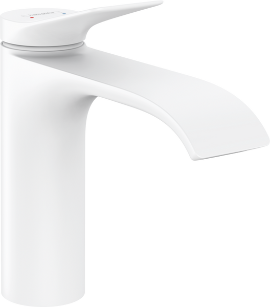 Смеситель для раковины с донным клапаном HANSGROHE VIVENIS 75020700, белый матовый 84507 фото
