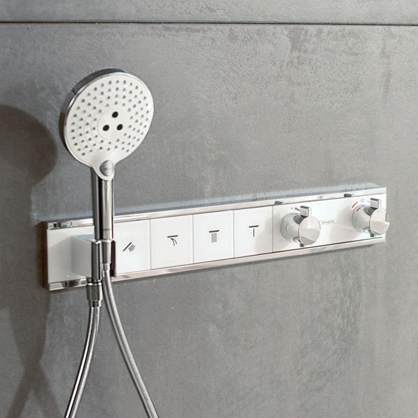 Термостат для душу HANSGROHE RAINSELECT 15357400, хром з білим 60328 фото