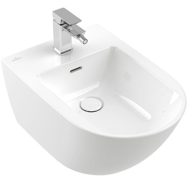 Біде VILLEROY & BOCH SUBWAY 3.0 447000R1, 37,5x56см CeramicPlus, білий глянсовий 800005738 фото