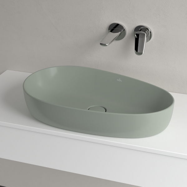 Умивальник на стільницю VILLEROY & BOCH ANTAO 4A7465R8, 65x40см, Ceramic Plus, зелений 800005688 фото