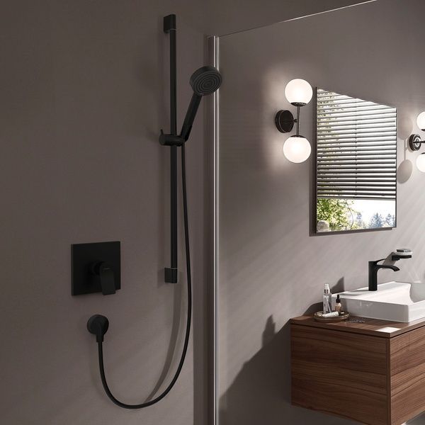 Лейка ручного душа HANSGROHE PULSIFY 24101670, черный матовый 100023 фото
