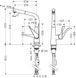 Смеситель для кухонной мойки HANSGROHE METRIS 14821800, нержавеющая сталь 56709 фото 2