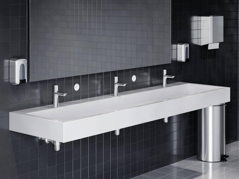 Смеситель для раковины с регулировкой температуры HANSGROHE TALIS E 71718000 81419 фото