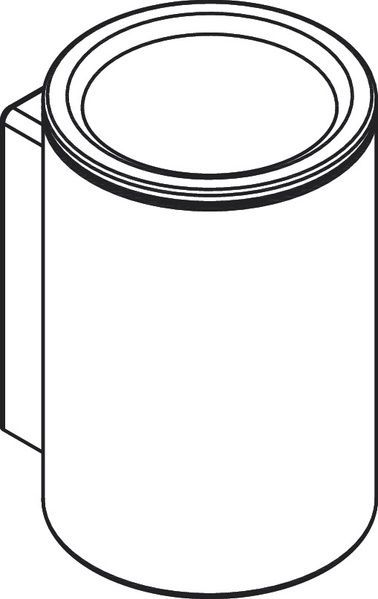 Стаканчик для зубных щеток AXOR UNIVERSAL CIRCULAR 42804000, настенный 86409 фото