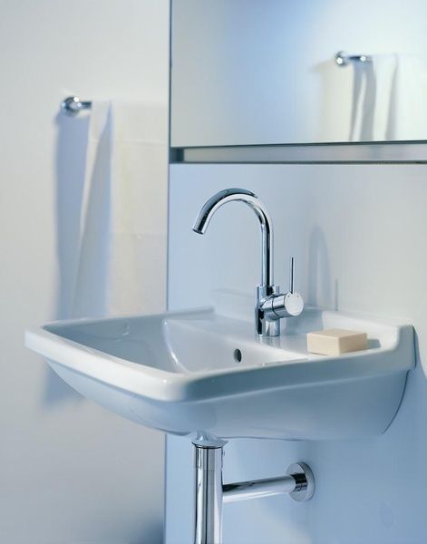 Смеситель для раковины с поворотным изливом и донным клапаном HANSGROHE TALIS S 32070000 13762 фото