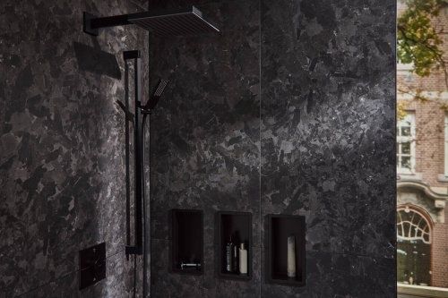 Кронштейн верхнього душу HANSGROHE 24337670, чорний матовий 92858 фото