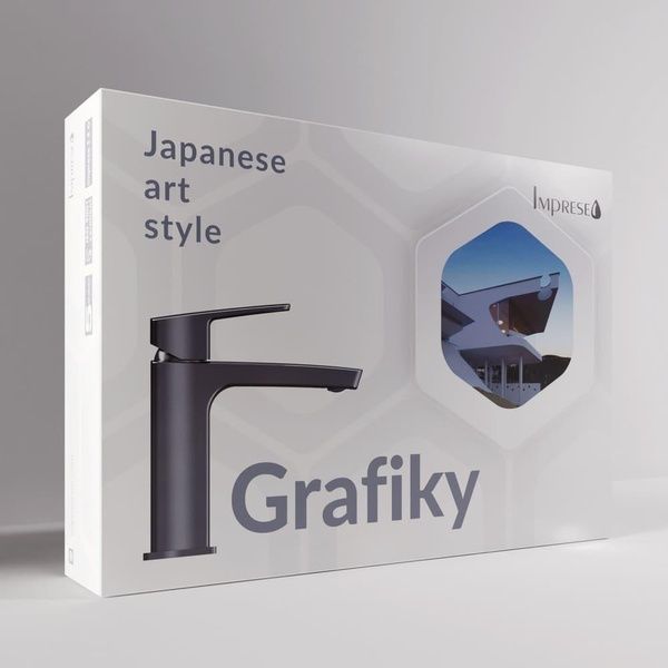 Душова система зі змішувачем прихованого монтажу IMPRESE GRAFIKY ZMK061901110, хром 66636 фото