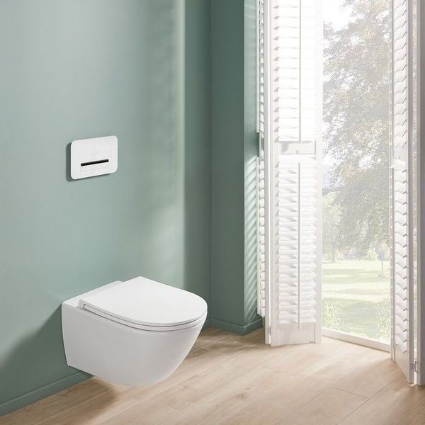 Унітаз підвісний з кришкою VILLEROY & BOCH UNIVERSO TWISTFLUSH 4670T901, Slim, білий 800005839 фото