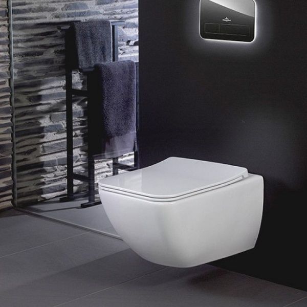 Унитаз подвесной круговой смыв VILLEROY & BOCH VENTICELLO 4611RL01, DirectFlush с крышкой, белый 56244 фото