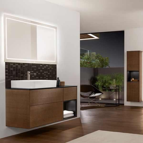 Тумба под раковину VILLEROY & BOCH FINION G421HFPD, черный 800005639 фото