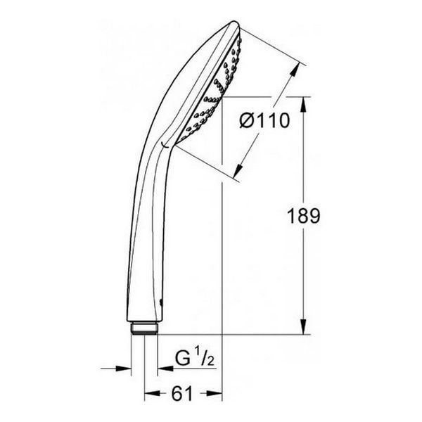 Лейка ручного душа GROHE EUPHORIA 27265000 29626 фото