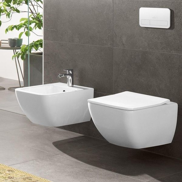 Унитаз подвесной круговой смыв VILLEROY & BOCH VENTICELLO 4611RS01, Rimless, с крышкой Soft close, белый 51792 фото