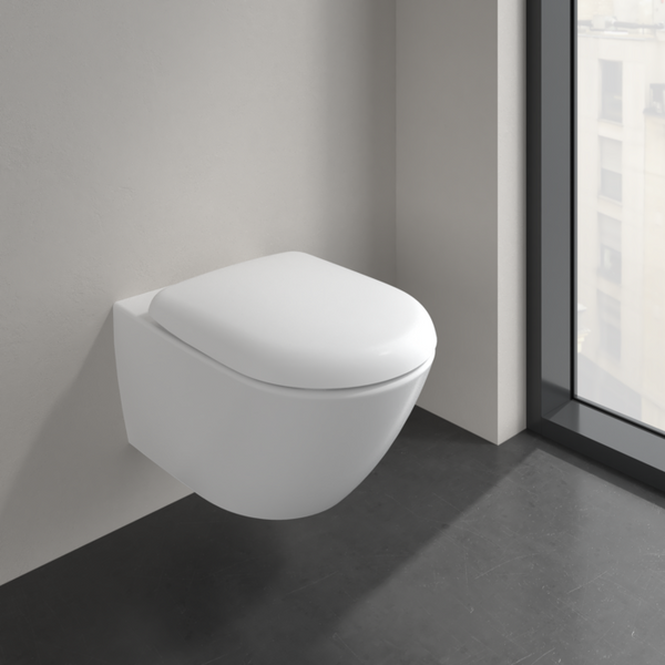 Унітаз підвісний VILLEROY & BOCH ANTAO 4674T0R1, 37x56 см, Ceramic Plus, білий глянсовий 800005739 фото