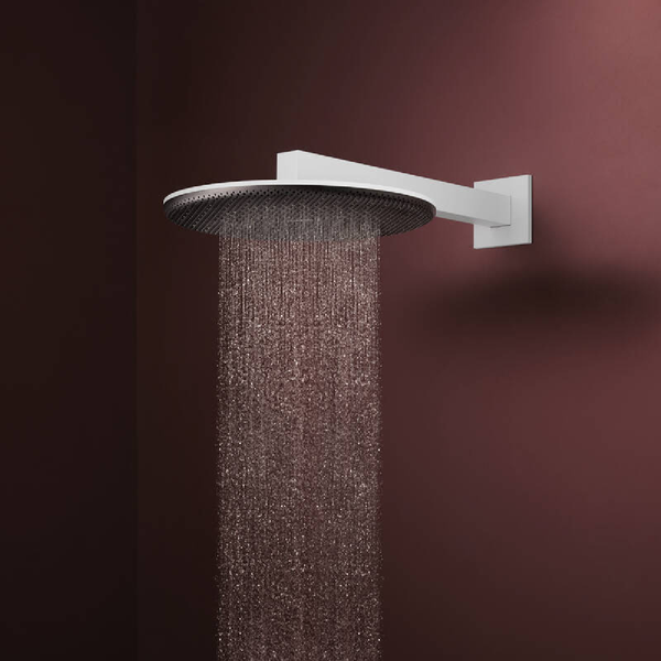 Лейка верхнего душа с кронштейном, 2 режима HANSGROHE RAINDANCE ALIVE 24540700, білий матовий 100482 фото