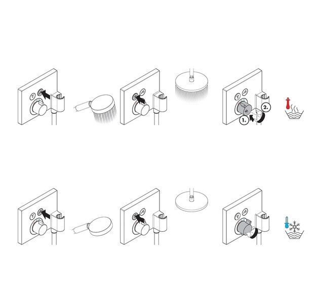 Смеситель для ванны HANSGROHE SHOWER SELECT 15765000 43486 фото