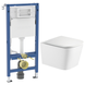Набор инсталляция GEBERIT 458.103.00.2 DUOFIX Basic с унитазом IMPRESE KUBIK Twist, без клавиши 102226 фото 1
