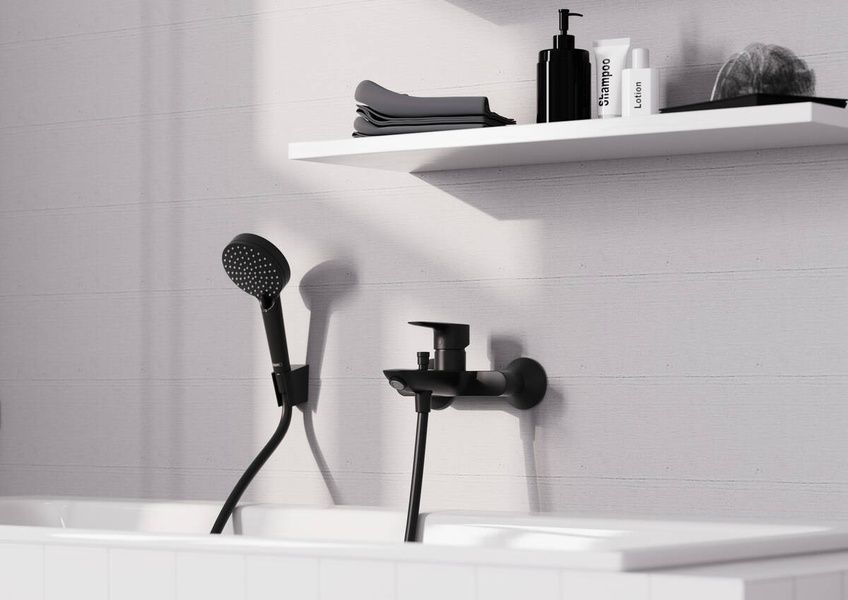 Змішувач для ванни HANSGROHE MYSPORT 71242670, чорний матовий 94503 фото