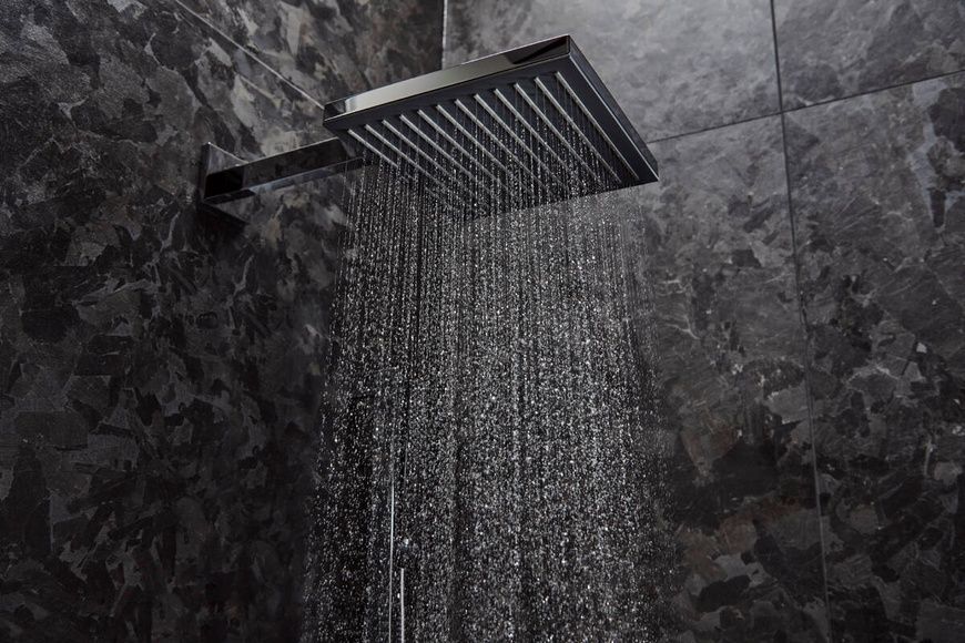 Кронштейн верхнього душу HANSGROHE 24337670, чорний матовий 92858 фото