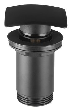 Донный клапан FERRO QUADRO S284-BL-B, черный 800001637 фото