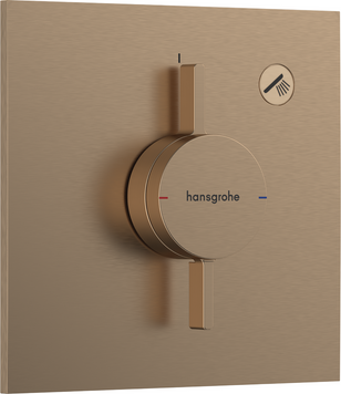 Смеситель для душа скрытого монтажа HANSGROHE DUOTURN E 75617140, бронза сатин 800003891 фото