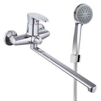 Смеситель для ванны с длинным изливом RJ COOL RJFA051-11CH, хром 93550 фото