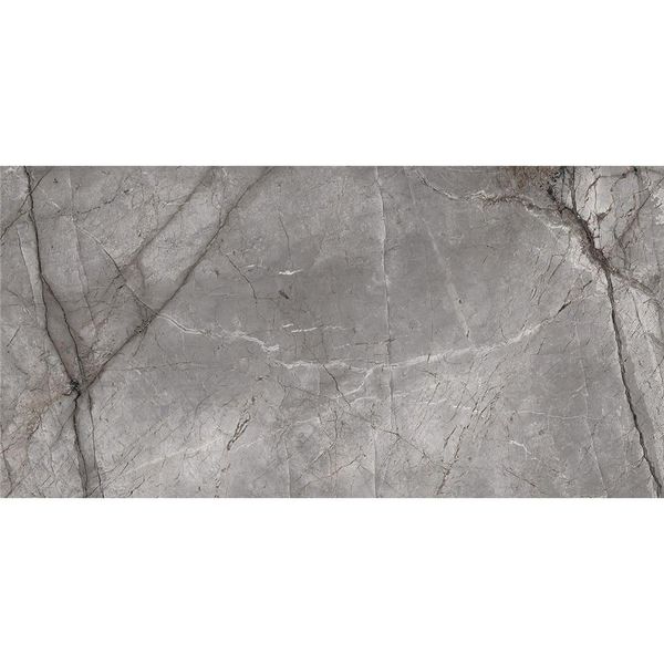 Керамическая плитка INSPIRO SR12602Q silver root light grey, glossy, 600x1200 80449 фото