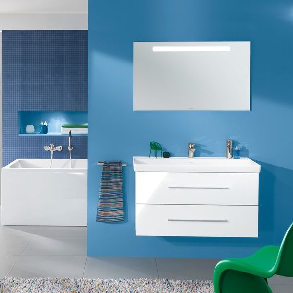 Умивальник підвісний VILLEROY & BOCH AVENTO 4156A501, 100x47, білий 51988 фото