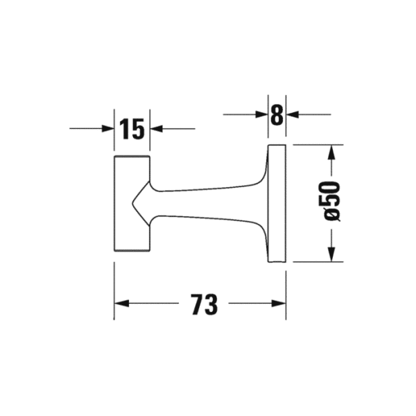 Крючок DURAVIT STARCK T 0099291000 800006081 фото