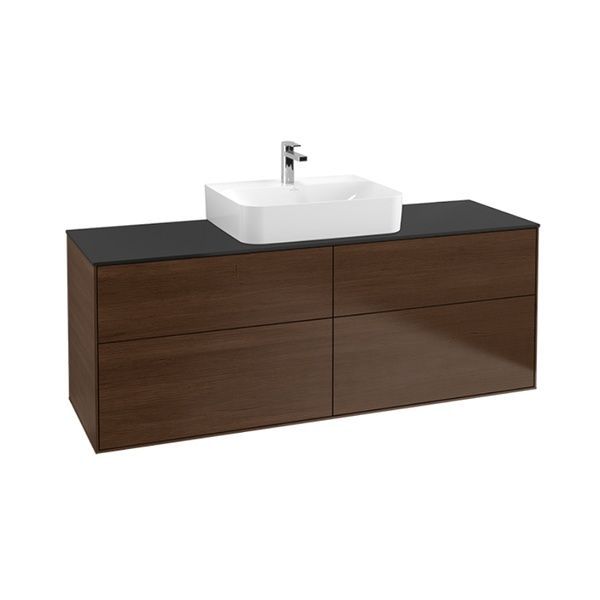 Тумба під раковину VILLEROY & BOCH FINION F44100PD, чорний 800005640 фото