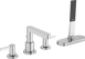 Смеситель на борт ванны HANSGROHE FINORIS 76444000 95573 фото 1