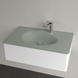 Умивальник накладний VILLEROY & BOCH ANTAO 4A7584R8, 80x50см, з прихованим переливом, з отвором під змішувач, Ceramic Plus, зелений 800005690 фото 3
