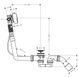 Сифон для ванни HANSGROHE EXAFILLS 58113000 13517 фото 2