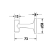 Крючок DURAVIT STARCK T 0099291000 800006081 фото 2