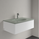 Умивальник накладний VILLEROY & BOCH ANTAO 4A7584R8, 80x50см, з прихованим переливом, з отвором під змішувач, Ceramic Plus, зелений 800005690 фото 2