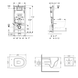 Набор инсталляция GEBERIT 458.103.00.2 DUOFIX Basic с унитазом IMPRESE ROZKOS Twist, без клавиши 102227 фото 2