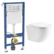 Набор инсталляция GEBERIT 458.103.00.2 DUOFIX Basic с унитазом IMPRESE ROZKOS Twist, без клавиши 102227 фото 1