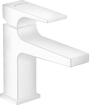 Смеситель для раковины с донным клапаном HANSGROHE METROPOL 32500700, белый матовый 72460 фото