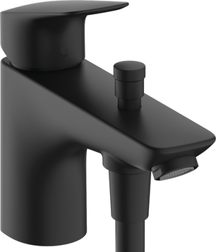 Смеситель с скоростями потока на борт ванны HANSGROHE LOGIS 71315670, черный матовый 800004192 фото
