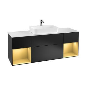Тумба под раковину VILLEROY & BOCH FINION G451HFPD, черный 800005641 фото