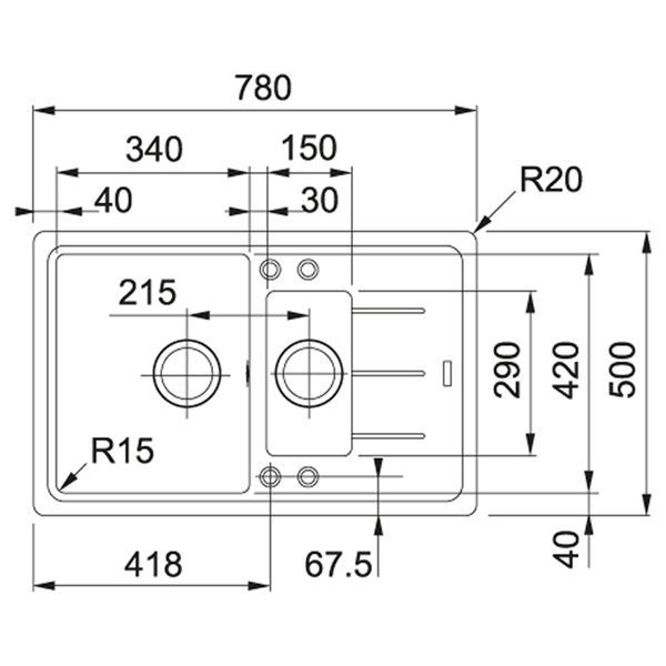 Кухонная мойка FRANKE BASIS BFG 651-78 114.0272.633, бежевый 800006982 фото