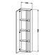 Шкаф высокий DURAVIT DURASTYLE DS1248L0707, левосторонний, хром 800006182 фото 2