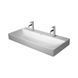 Умивальник підвісний подвійний DURAVIT DURASQUARE 2353100043, 100х47 800005982 фото 1