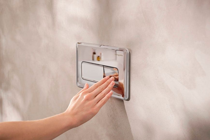 Змивна клавіша ORIGINAL Q HANSGROHE iFRAME 66001000, хром 101707 фото