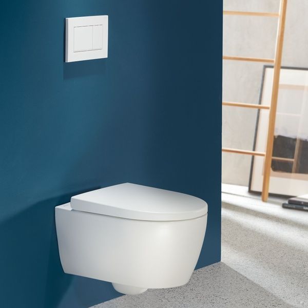 Унитаз подвесной безободковый торнадо смыв GEBERIT ICON 503.045.00.1, белый 100586 фото