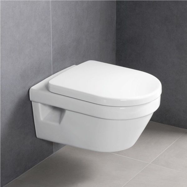 Унитаз подвесной круговой смыв VILLEROY & BOCH ARCHITECTURA 5684HR01, Directflush без ободка с крышкой Soft Closing, белый 40830 фото
