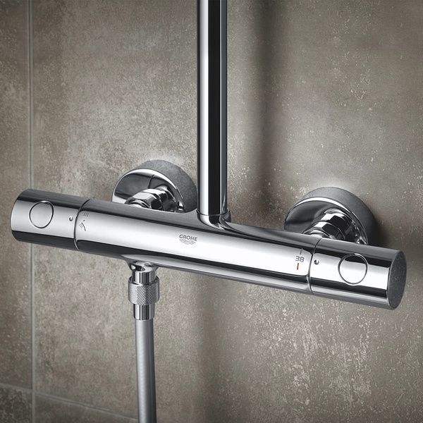 Душова система з термостатом GROHE NEW TEMPESTA COSMOPOLITAN 26670000 75189 фото