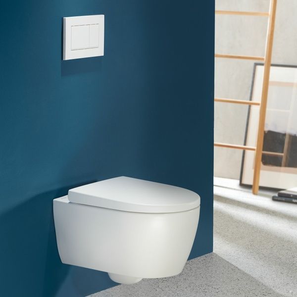 Унитаз подвесной безободковый торнадо смыв GEBERIT ICON 503.045.00.1, белый 100586 фото
