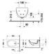 Біде підвісне DURAVIT ARCHITEC 2531150000 800006233 фото 3