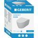 Унитаз подвесной безободковый торнадо смыв GEBERIT ICON 503.045.00.1, белый 100586 фото 7