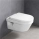 Унитаз подвесной круговой смыв VILLEROY & BOCH ARCHITECTURA 5684HR01, Directflush без ободка с крышкой Soft Closing, белый 40830 фото 4